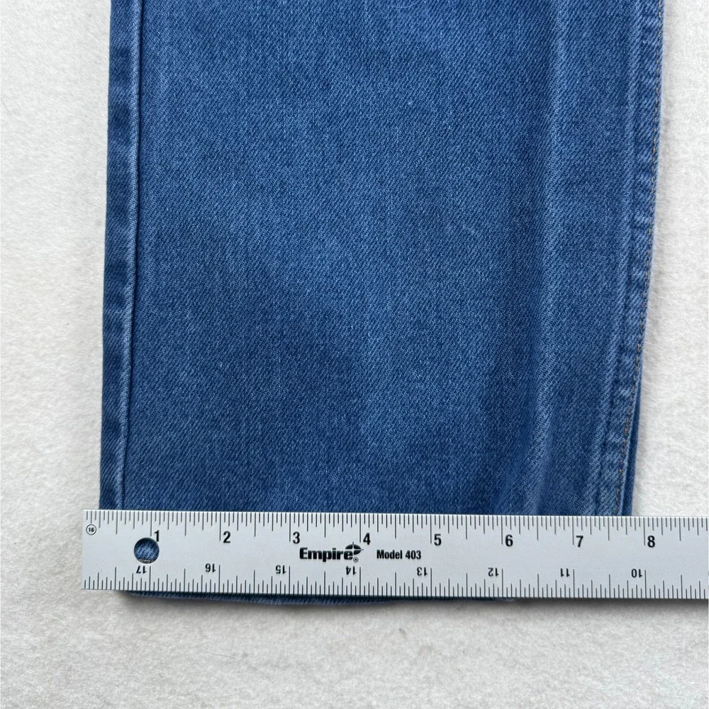 Vintage Levis 509 Orange Tab Jeans Mens 33x32 Medium Wash Straight Leg 1970's